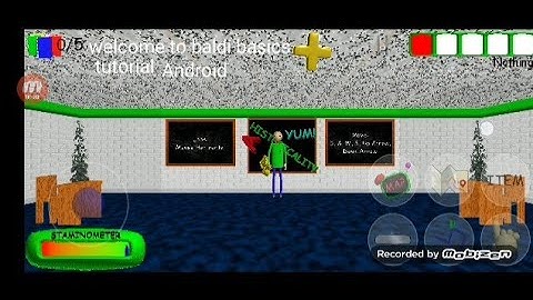 Baldi basics Plus android tutorial