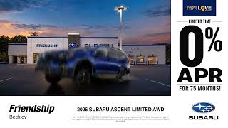 2026 Subaru Offers | $235 Crosstrek Lease + 0% APR for 75 Months | Friendship Subaru Beckley 0 Down Subaru Lease