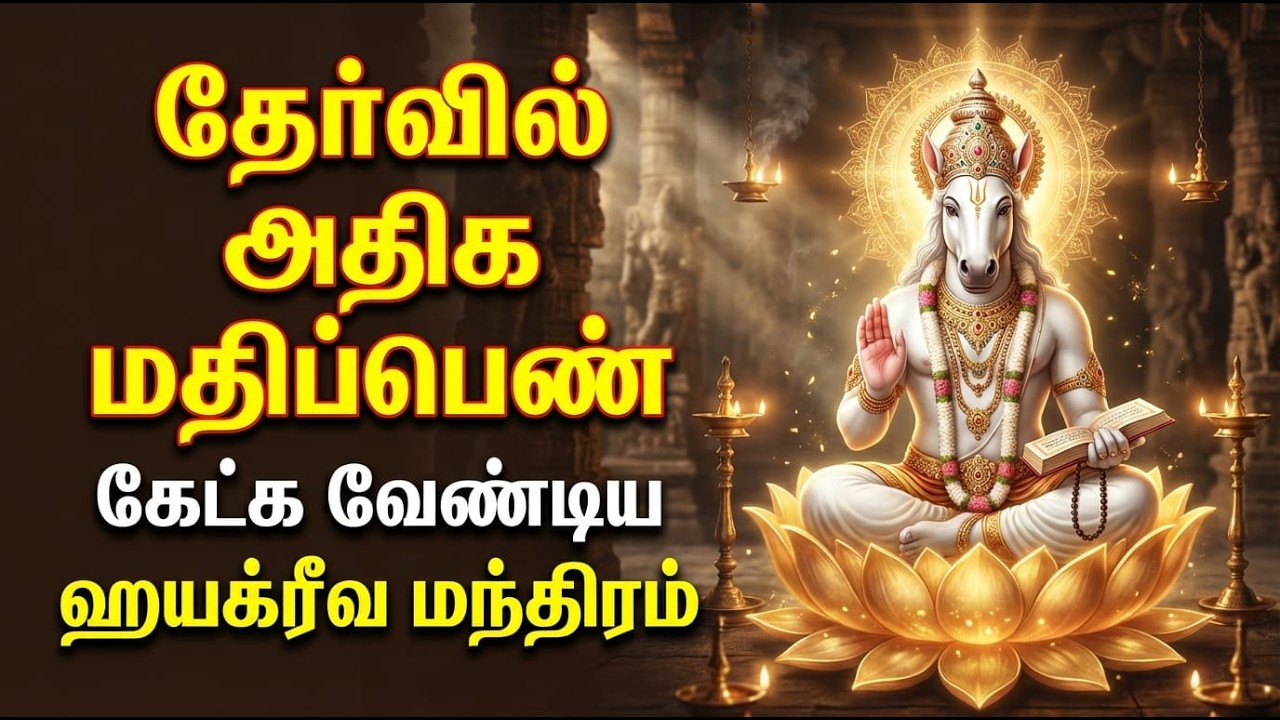 Hayagriva Mantra for Success in Exams | கல்வி ஞானம் தரும் ஹயக்ரீவர் மந்திரம்