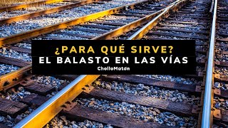 🛤️ CURIOSO. Qué es el BALASTO ¿POR QUÉ se colocan PIEDRAS de granito en las VÍAS del FERROCARRIL? 🚂