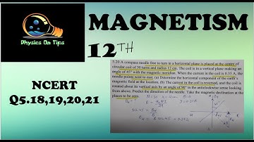 XII CH 5 PART 12 NCERT NUMERICALS 5.18,5.19,5.20,5.21