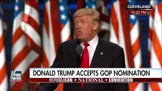 Full speech: Donald Trump accepts GOP nomination, Part 1