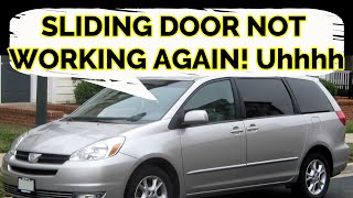 HOW TO REPLACE/REPAIR SLIDING DOOR CABLE ON A TOYOTA SIENNA 04 05 06 07 08 09 10