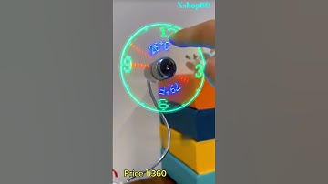 USB Fan Time And Temperature Display Clock 🎯Product Link in Description & Comments!🎯