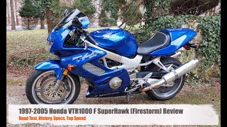 1997-2005 Honda VTR1000 F SuperHawk (Firestorm) Review - Road Test, History, Specs!