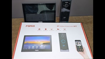 Fanvil VIK-01(i60,i504) IP video Intercom KIT Complete configuration,Favil Link mobile Configuration