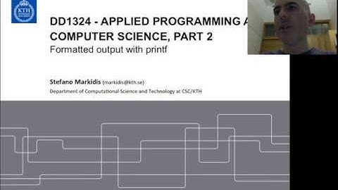2.5 Formatted output with printf