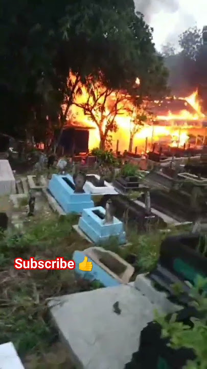 bukan azab kubur, kebakaran di kuburan