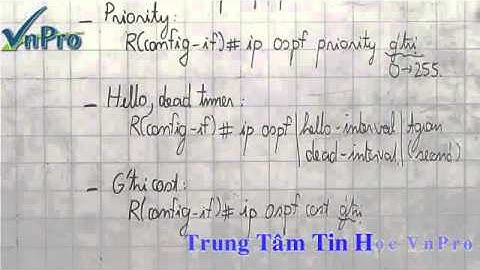 Bài Giảng Open Shortest Path First Phần 7