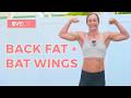 Back Fat + Bat Wings Workout | Burn Fat &amp; Tone | No Equipment Workout | At Home Mp3 Song