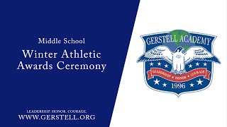 Middle School Winter Sports Awards Ceremony.