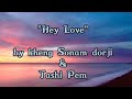 Hey love_lyrics||Kheng Sonam Dorji &amp; Tashi Pem||#Gyalseymovie