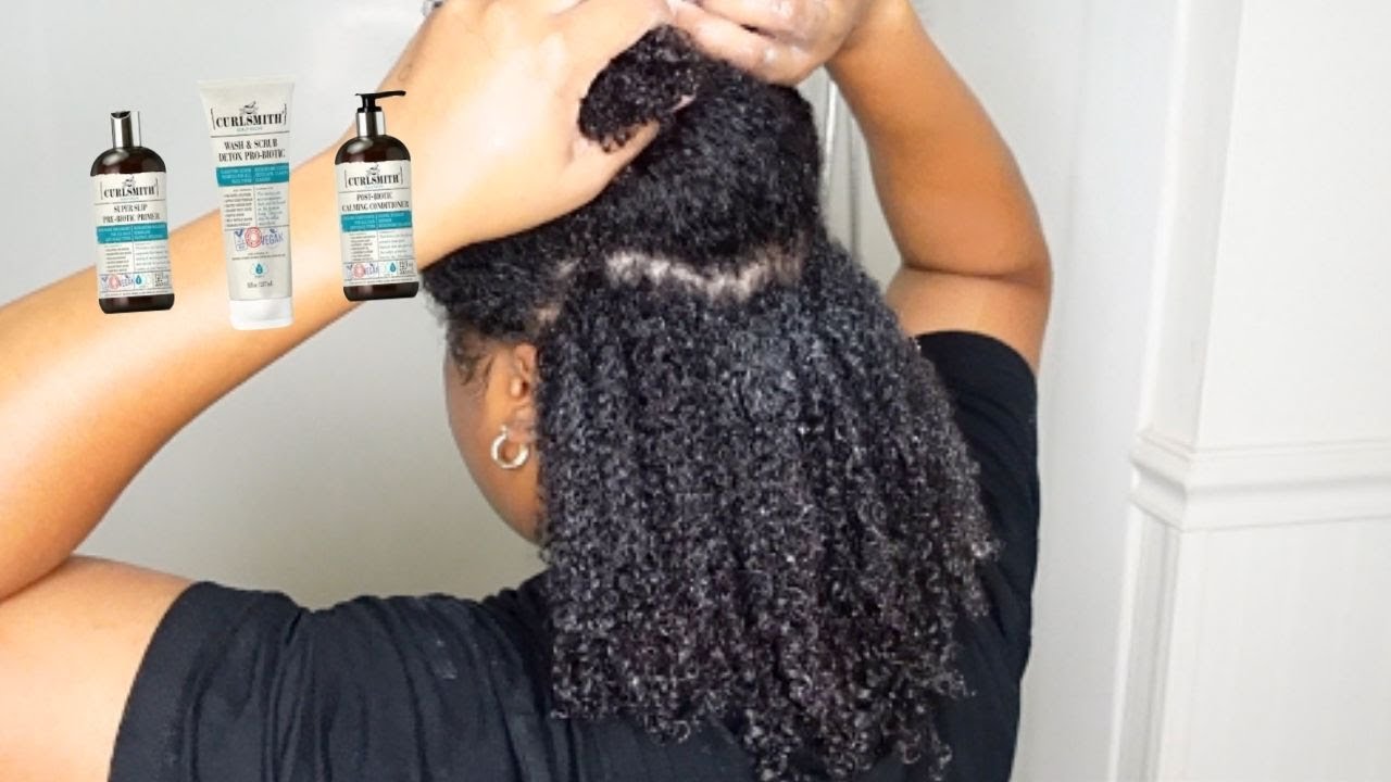 reviving this 🌵 DRYYY nasty hair with a DETOX KIT 💙 type 3c 4a low