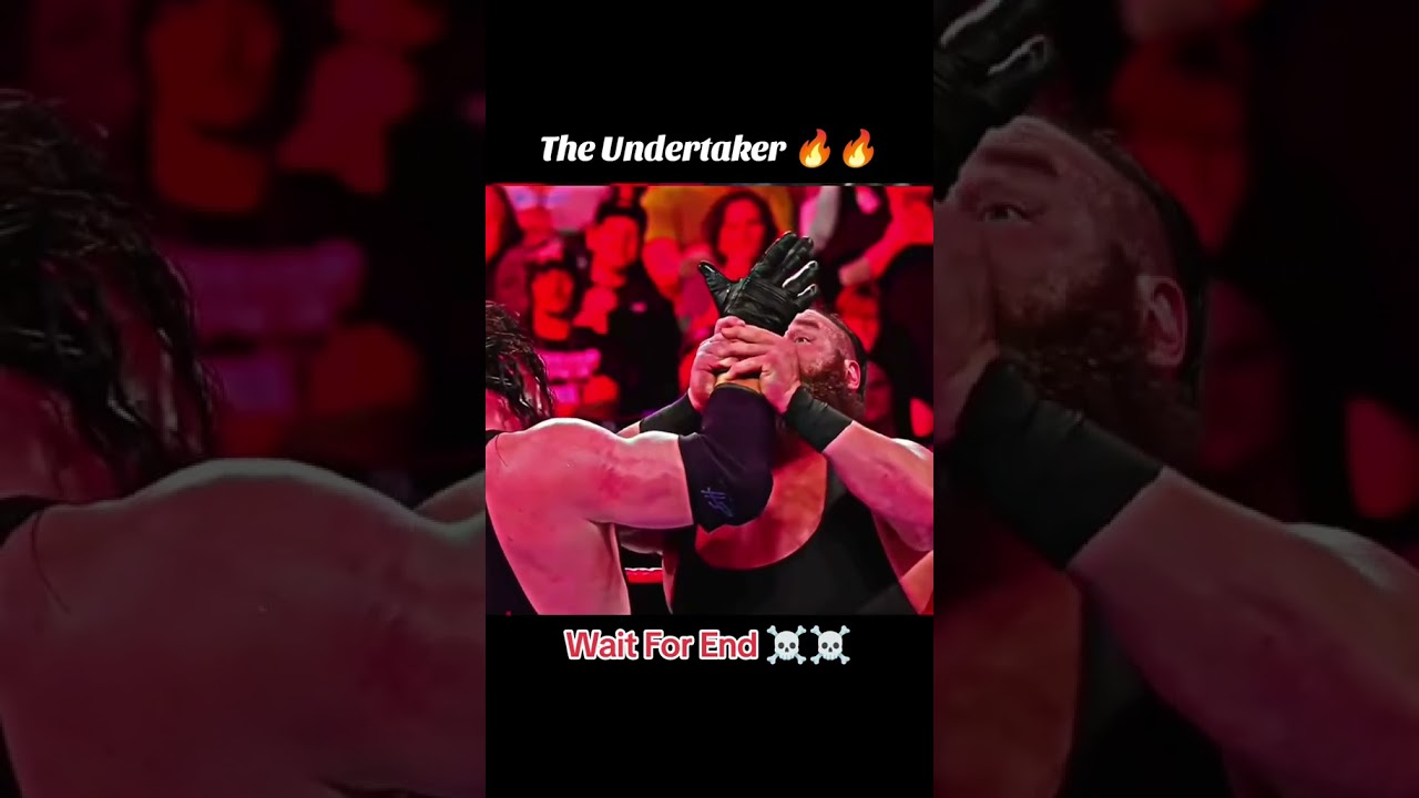 Scary UnderTaker Moments😱😈☠️☠️!
