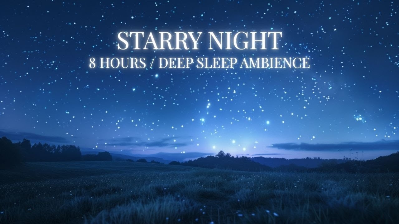 8 Hours Starry Night – Deep Sleep Ambience for Relaxation & Dreams ...