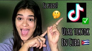 Como usar TikTok desde cuba 🇨🇺// Tips usando tus datos y desde tu movil 📲 simple y sencillo ✅