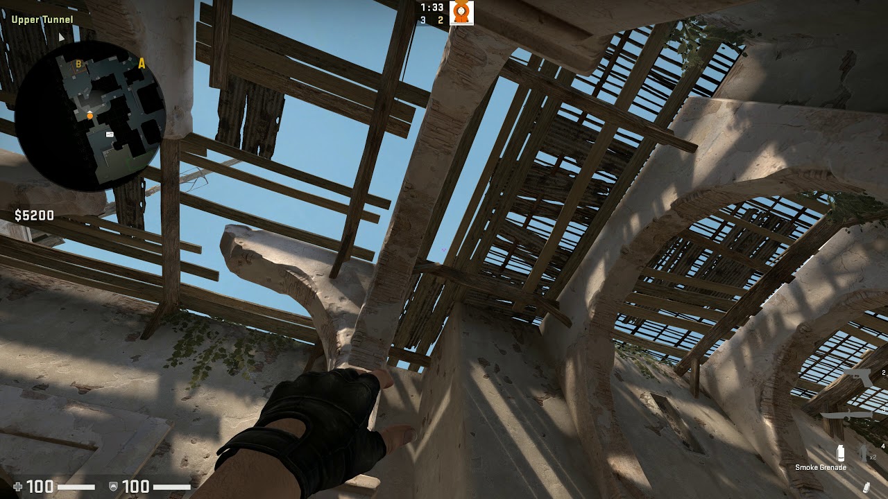 Dust 2 New B Doors smoke YouTube