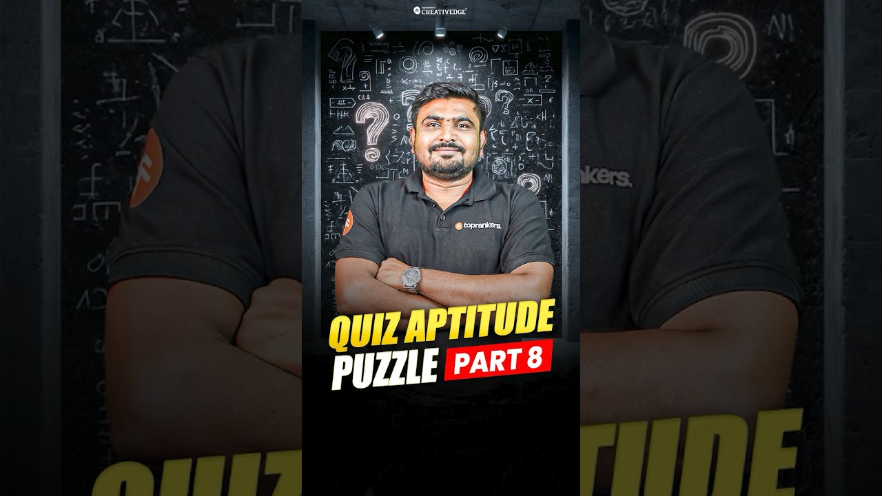 Quiz Aptitude Puzzle Part-8 | Crack UCEED, NID, NIFT, CEED, NATA & JEE B.Arch | Creative Edge