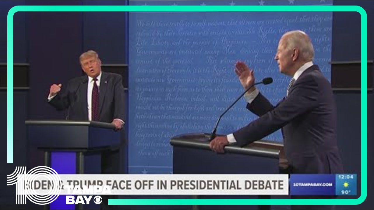 Biden and Trump to face off in presidential debate later tonight - YouTube