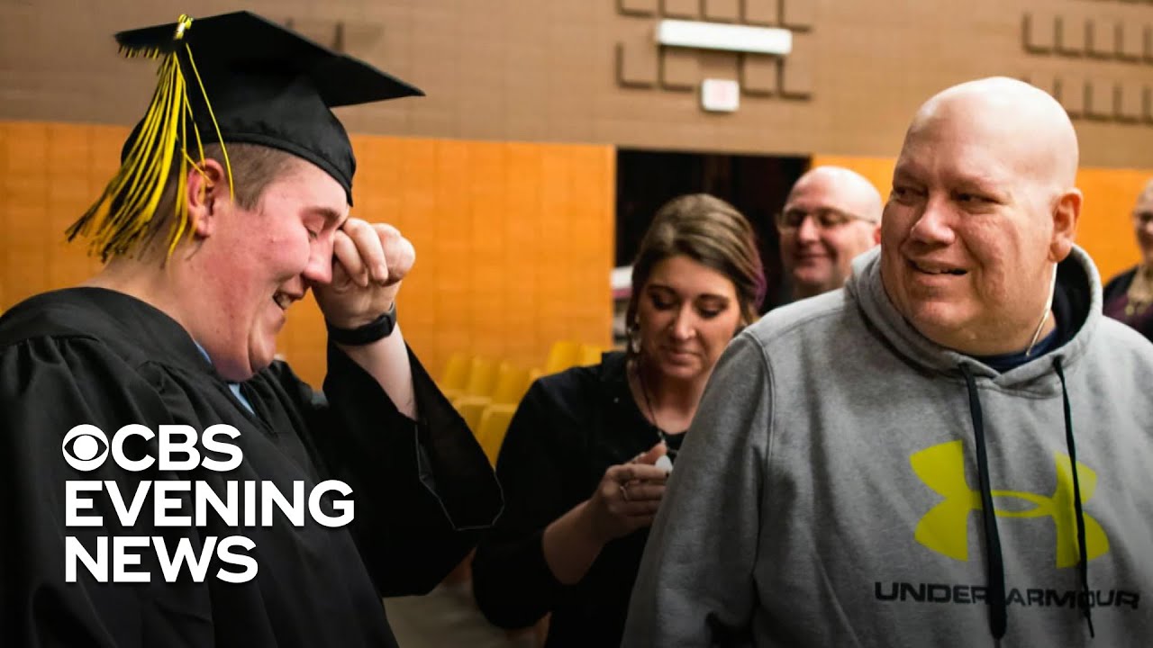 Son's graduation was one man's dying wish YouTube
