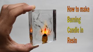 How to make Candle with smoke in Resin