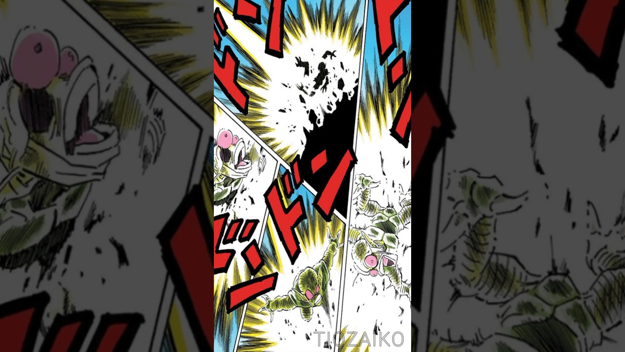 Krillin se manda un Hat-Trick eliminando a 3 saibaiman de un ataque #dragonball #dragoballsuper