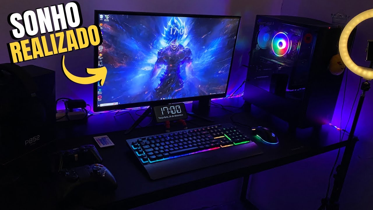 Meu Setup Gamer Humilde| 2024 ️(Sonho Realizado)🙏 - YouTube
