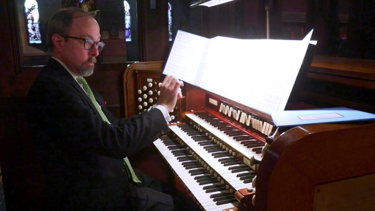 John Cook Paean on Divinum Mysterium | Mark Dwyer Organist | Aeolian-Skinner Pipe Organ