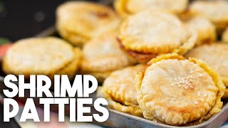 Shrimp or Prawn Patties | Spicy filling encased in Puff Pastry | Kravings