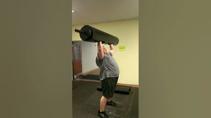 125-130lb 12" Log Press for 5 Reps - Matt Kershes