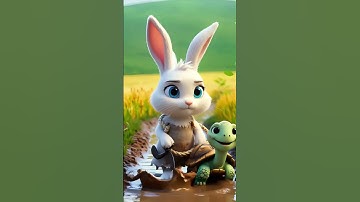 A Bunny and Turtle’s Journey – The Most Heartwarming Animated Story"#Shorts