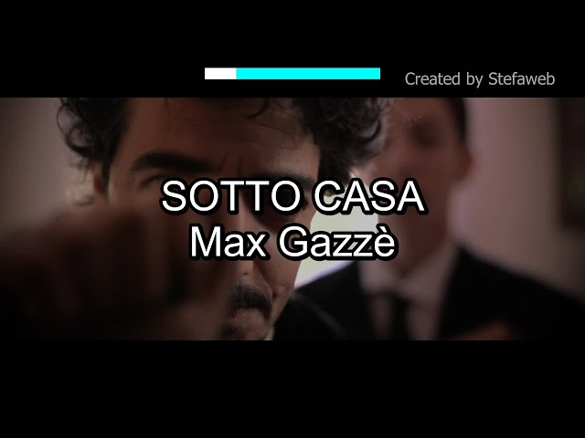 Max Gazzè - Sotto casa (Karaoke Originale + cori)