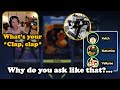 Leslie asks a question with a WEIRD sound GONE WRONG | "Where's your... 'CLAPS'