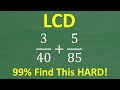 Understanding Fractions and the LCD