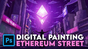 Drawing an Ethereum Street using Adobe Photoshop | Sachin Rajeev