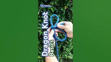 Eps 04.3 Dragon Knot Basics | Loop Knot || Easy Knot to hook on ||  #knot #knottutorial #rope