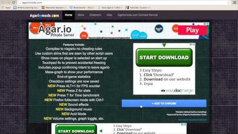 How to Get An Agar io Mod From "agariomods com"!