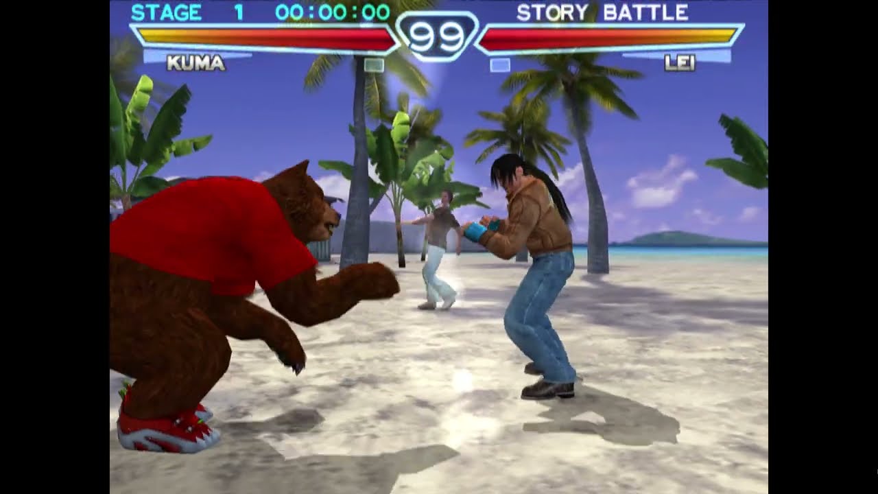 Tekken 4 Story Mode PS2 - Kuma II (4K)