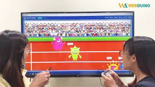 Webduino - Web:Bit 決戰百米賽跑 Webduino - Web:Bit 決戰百米賽跑