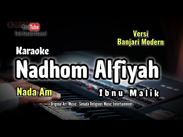 Nadhom Alfiyah Karaoke audio jernih versi Banjari Nada Am class=