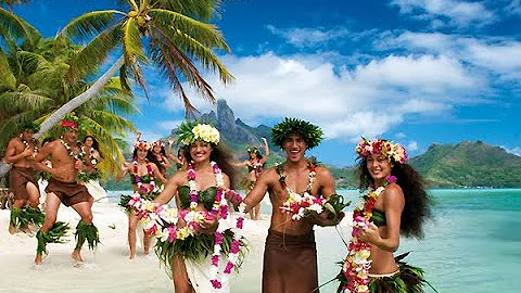 Aloha Oe - Dance Practice Song ❤I LOVE TAHITI  & POLYNESIA ❤  Tahitian Drums