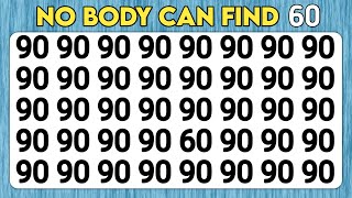 TEST YOUR OBSERVATION SKILLS 👀 | FIND THE ODD NUMBER AND LETTER EDITION