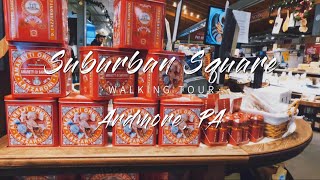 Walking Tour of Charming 😎 Suburban Square, Ardmore PA (Main Line)