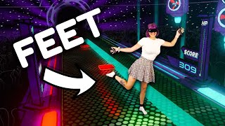 This Game Is Like Beat Saber But With Feet