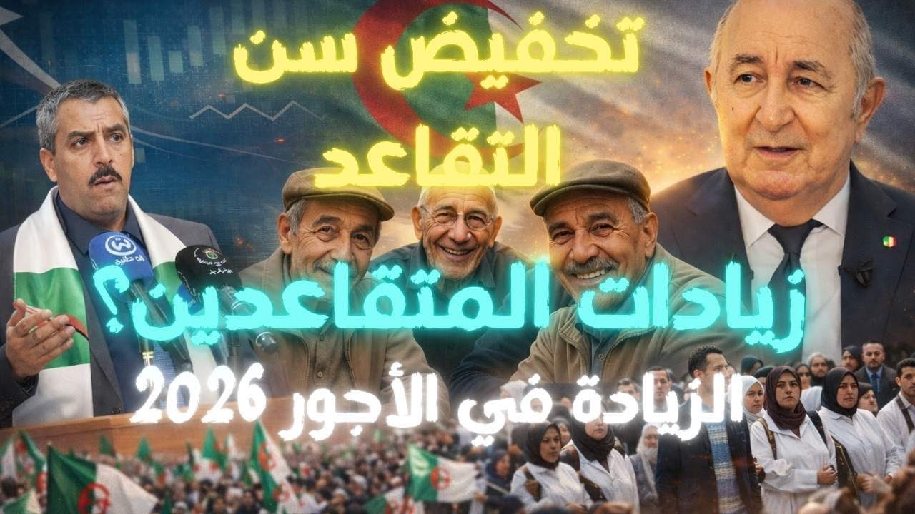 تخفيض سن التقاعد التثمين السنوي للمعاشات والزيادة في الاجور 2026