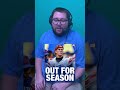 It's official the season is over