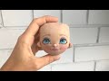 Рисуем милое личико | Текстильная кукла