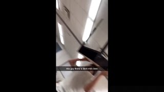 This guy threw a desk