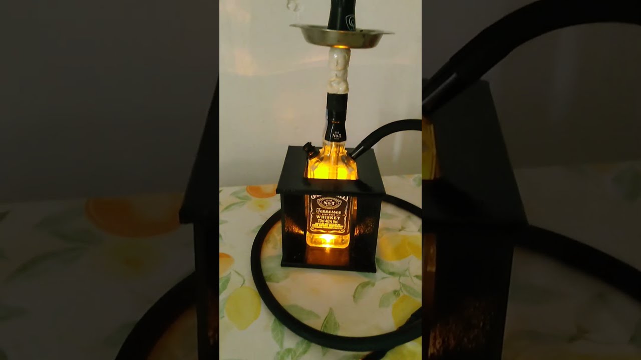 Shisha feita de garrafa