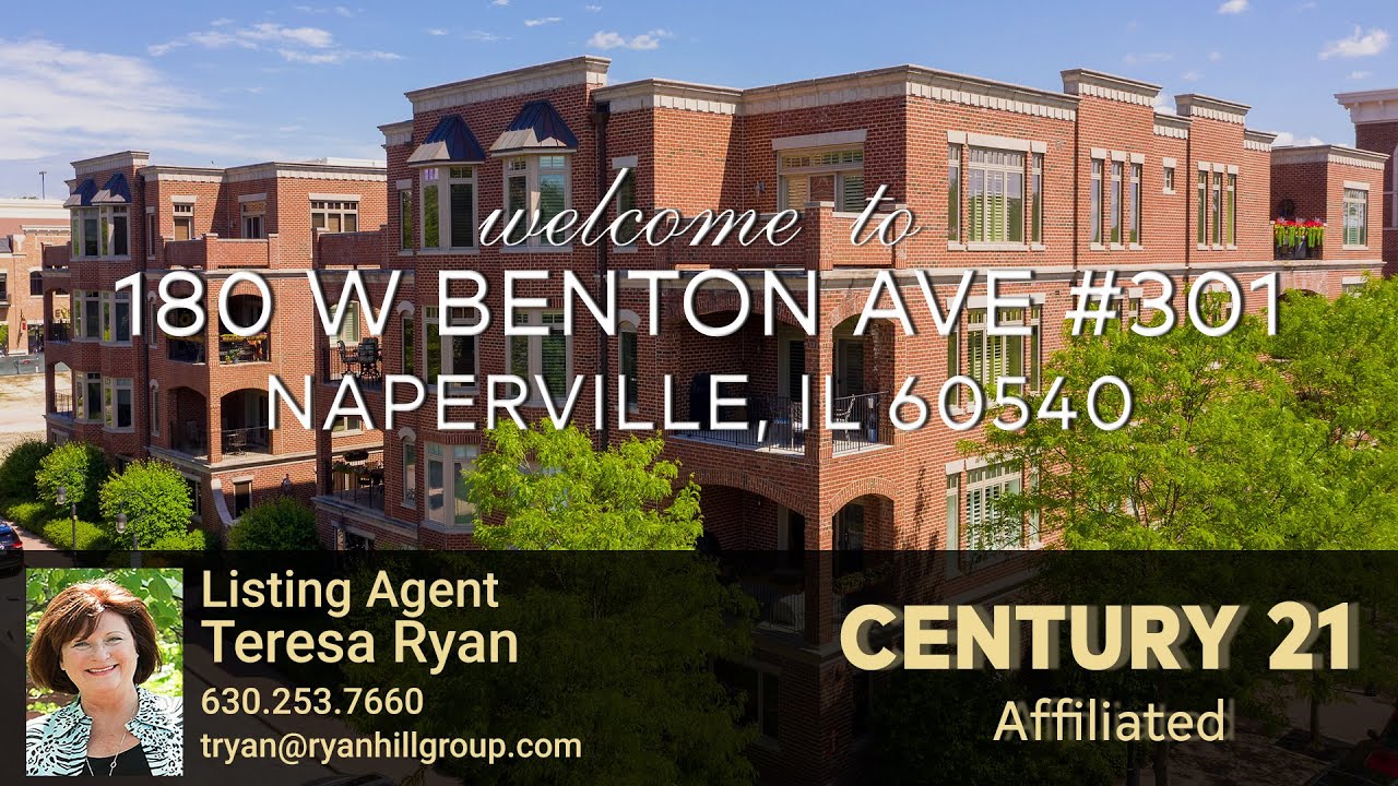 RENTED! Off Market Downtown Naperville Luxury Condo 180 W Benton Ave